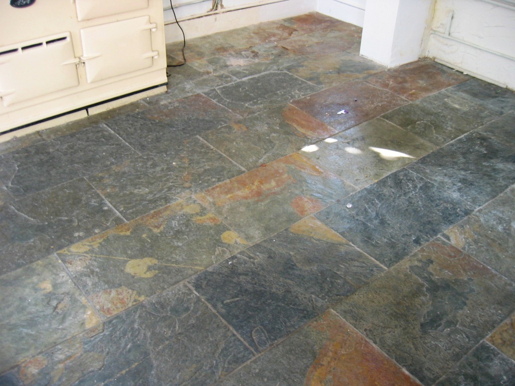 Slate Floor Tiles How To Clean Black Slate Floor Tiles