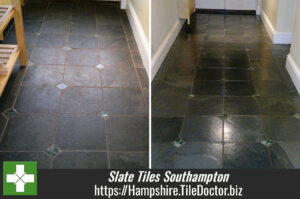 Cleaning & Sealing Slate Tiles in Southampton