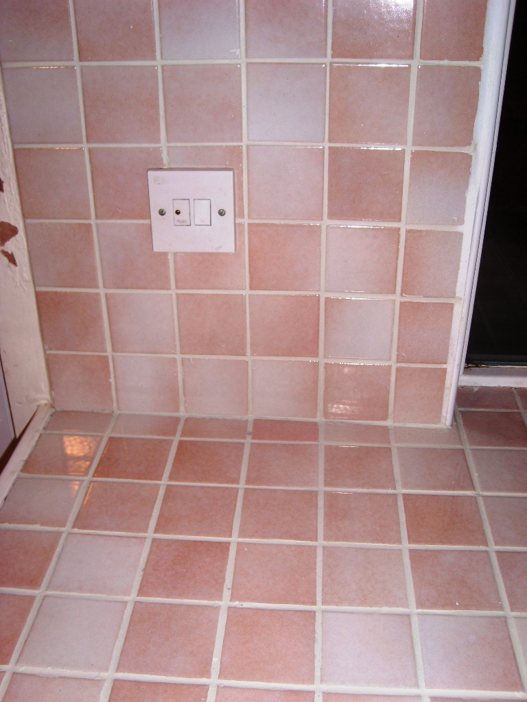 Kitchen Tiled Worktop in Brighton After Cleaning