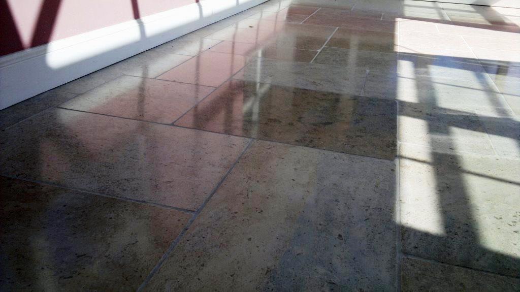 Polished Granite Floor After Cleaning and Polishing Fareham